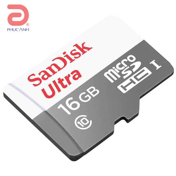 Thẻ nhớ Micro SD Sandisk 16Gb Class 10 Read 80MB