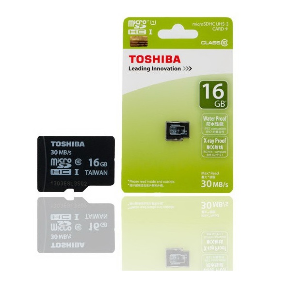 Thẻ nhớ Micro SD Toshiba 16Gb Clas 10