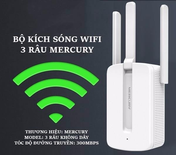 Bộ kích sóng wifi mercury mw310re