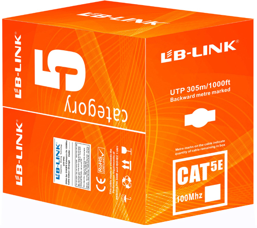 Cuộn dây cáp mạng LB-LINK Cat5e UTP CCA 305m màu c